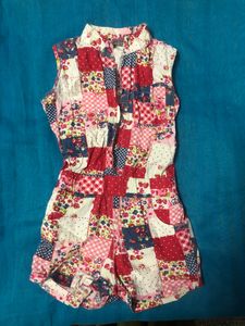 Jumpsuit + Skirt + Jump Suit For 2 -3 Years Combo