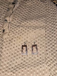 Pakistani Combo Party Suit With Matching Earing