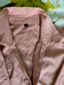 Dusty Rose Button-Down Shirt