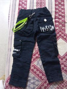 Boy Bottom Wear Black Color