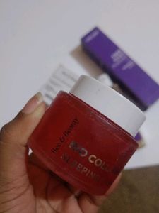 Powder Facewash And Bio Collagen Sleeping Mask