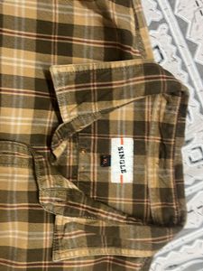 brown shirt for men