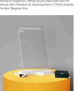 Acrylic Planner &amp; Organizer