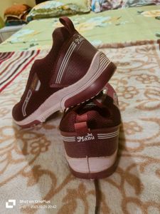 Maroon Sneakers