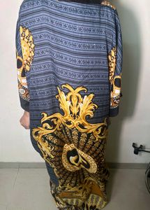 Printed Kaftan Dress