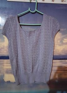 Lavender Knitted Top