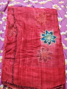 Red Saree With Blouse