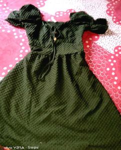 Olive Green Dress