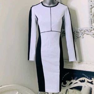 Chic Colorblock Sheath Dress