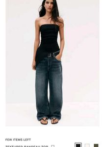 Zara Black Bandeau Top