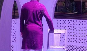 Maroon Kurta