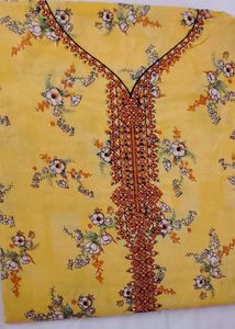 Yellow Dress Material