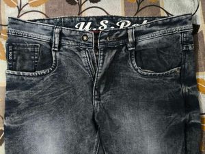 U.S. Polo Assn. Gray Wash Jeans