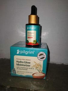 Pilgrim Hydra Glow Moisturizer 10% vitamin c serum