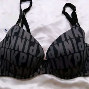 PINK Bra &amp; Thong Set