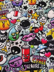 Cartoon Print T-shirt