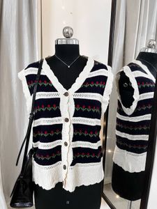 Floral Sweater Vest