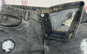 Roadster Distressed Denim Shorts