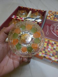 New Golden Jubilee Glass Pattern Bowl