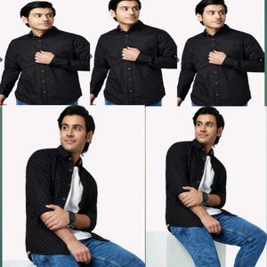 Stylish Black Printed Shirt