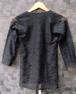 Black Lace Top