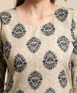 Printed Crepe Kurti For Women