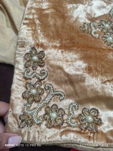 Velvet Heavy Embroidery Cushion Cover..