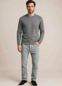 Chic Grey Thrifted Formal Pants 🌟