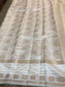 Off White Kerala Style Saree For Grabs