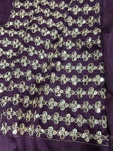 Elegant Purple Saree