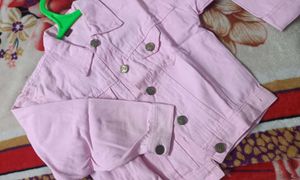 Cute Pink Denim Jacket