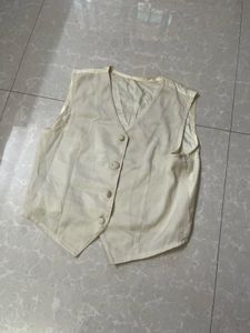 Waist Coat Off White