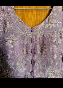 Elegant Embroidered anarkali set