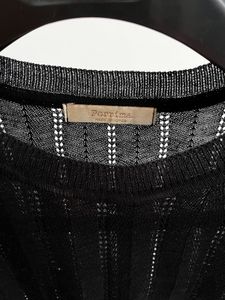 Black Knit Top