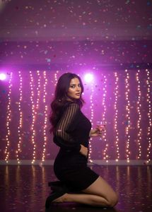 Elegant Black Sheer Sleeve Dress