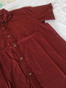 Maroon Casual Shirt
