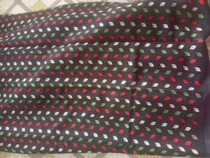 Leaf Print Fancy Saree With BP