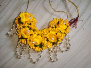 Floral Jewellery haldi Set