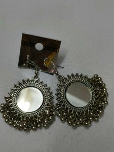Combo of 3 Oxidised Silver Jhumkhas