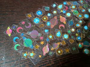 25+ Space Themed Die Cut Sticker Pack