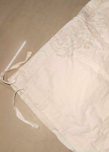 White Cargo Bermuda Shorts