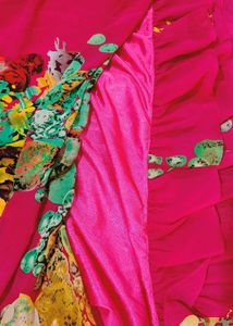 Pink Floral Print Tunic Dress