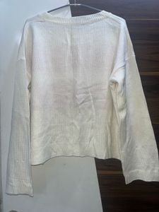 Cut Back Graphic Sweater