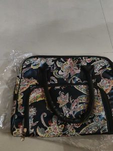Big Size Embroidered Handbag New With Tag