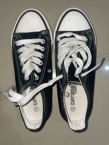 Black Canvas Sneakers