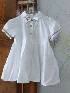 White Cotton Frock