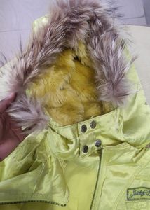 Neon Green Lightweight Puffer Jacket