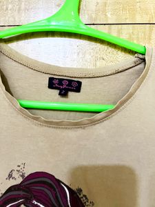 Full Sleeve Printed T-shirt Top