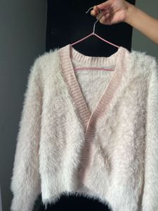 Fluffy Knit Cardigan