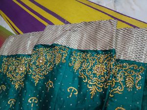 Full Length Anarkli Frock With Heavy Work